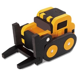 やわらかブロックはたらく建設車 フォークリフト