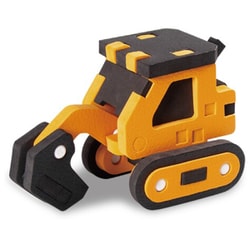 やわらかブロックはたらく建設車 ショベルカー