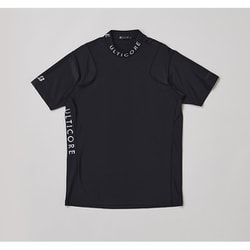 ABM02ABKM [【4Dimotion Fit】 半袖モックネックシャツ M ブラック]