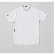ABM02AWHM [【4Dimotion Fit】 半袖モックネックシャツ M ホワイト]