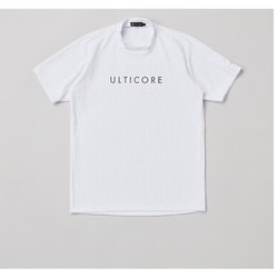 ABM04AWHL [【4Dimotion Fit Split Raglan Sleeve】 半袖モックネックシャツ L ホワイト]