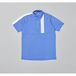 3BA01ABLM [【4Dimotion Fit Split Raglan Sleeve】 半袖シャツ M ブルー]
