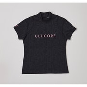 ABL05ABKM [ゴルフ レディース 【4Dimotion Fit】 半袖モックネックシャツ M ブラック]