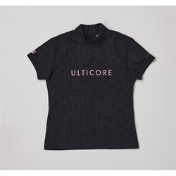 ABL05ABKL [ゴルフ レディース 【4Dimotion Fit】 半袖モックネックシャツ L ブラック]