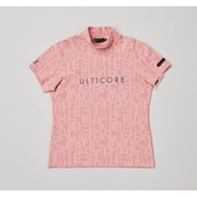 ABL05ASPL [ゴルフ レディース 【4Dimotion Fit】 半袖モックネックシャツ L スモーキーピンク]