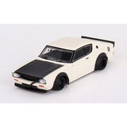 MGT00702-R 1/64 日産 スカイライン ケンメリ リバティーウォーク ホワイト 右ハンドル [ダイキャストミニカー]