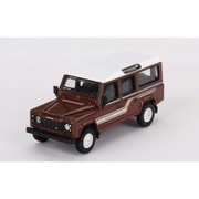 MGT00734-L 1/64 ランドローバー ディフェンダー 110 1985 カウンティステーションワゴン ラセットブラウン 左ハンドル [ダイキャストミニカー]