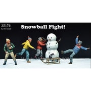 Man35176 1/35 現用 雪合戦セット 4体入 [組立式プラスチックモデル]