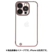 7893IP361PPCLPG [iPhone 15 Pro用 極限保護 PCメタルフレームケース ピンクゴールド]