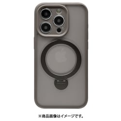 7895IP361PHPMNL [iPhone 15 Pro用 ZEROSAFE 極限保護 ハイブリッドケース TPU×PC 360°回転MagSafeリング付き フロストナチュラル]