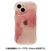 7878IP361TPLPK [iPhone 15用 WAVECASE 極限保護 ぷっくりTPUケース ピンク]