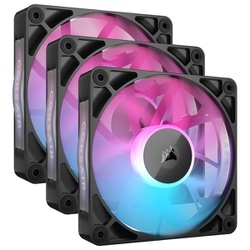 iCUE LINK RX120 RGB Starter Kit Black iCUE LINK エコシステム接続用 120mm PCケースファン 3個入りスターターキット ブラック CO-9051018-WW