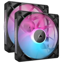 iCUE LINK RX140 RGB Starter Kit Black iCUE LINK エコシステム接続用 140mm PCケースファン 2個入りスターターキット ブラック CO-9051020-WW