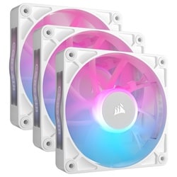 iCUE LINK RX120 RGB Starter Kit White iCUE LINK エコシステム接続用 120mm PCケースファン 3個入りスターターキット ホワイト CO-9051022-WW