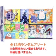 水に流せるプリントティシュ ポケットモンスター 全12柄ランダムアソート 16枚(8組)×12個入り