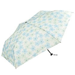 折りたたみ傘 婦人用 晴雨兼用 スマートライト FUWARI カーボン 軽量 ミニ55 55cm 手開き式 UVカット加工 安全ろくろ グリーン 16981