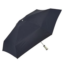 折りたたみ傘 婦人用 晴雨兼用 Peach drop（ピーチドロップ） 5段ミニ 50cm 手開き式 UVカット加工 超撥水 安全ろくろ ネイビー 17002