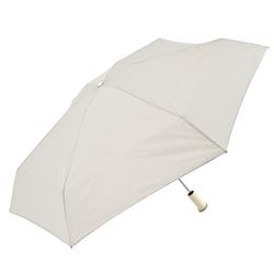 折りたたみ傘 婦人用 晴雨兼用 Peach drop（ピーチドロップ） 5段ミニ 50cm 手開き式 UVカット加工 超撥水 安全ろくろ グレー 17003