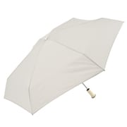 折りたたみ傘 婦人用 晴雨兼用 Peach drop(ピーチドロップ) 5段ミニ 50cm 手開き式 UVカット加工 超撥水 安全ろくろ グレー 17003
