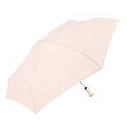 折りたたみ傘 婦人用 晴雨兼用 Peach drop(ピーチドロップ) 5段ミニ 50cm 手開き式 UVカット加工 超撥水 安全ろくろ ピンク 17006