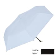 折りたたみ傘 晴雨兼用 SORANI.(ソラニ) 遮光スレンダーミニ55 55cm 手開き式 UVカット加工 PU加工 薄手 遮熱 遮光 高耐水圧 安全ろくろ サックス 23885