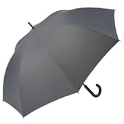 長傘 晴雨兼用 Peach drop(ピーチドロップ) 耐風ジャンプ65 65cm ジャンプ式 グラスファイバー骨(親骨) UVカット加工 超はっ水 耐風仕様 グレー 51833