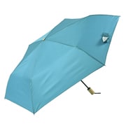 折りたたみ傘 晴雨兼用 エコルーペット オートマティックミニ58 58cm 自動開閉 UVカット加工 PET再生繊維 ターコイズ 16626