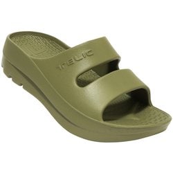 W-STRAP（ダブルストラップ） リカバリーサンダル OLIVE Mサイズ（24.0～24.5cm） [サンダル]