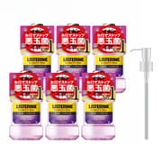 限定 薬用リステリン トータルケア ゼロプラス 1000ml×6本+ポンプ付き