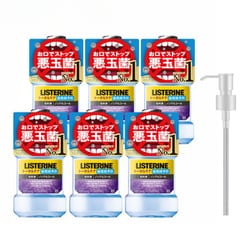 薬用リステリン トータルケア 歯周クリア 1000ml×6本+ポンプ付き
