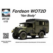 72CMM135 1/72 英・フォードソンWOT2D・スタッフカー・バンボディ [組立式プラスチックモデル]