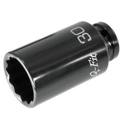 Q-Fit 1/2DR 30mm インパクトディープソケット 12角