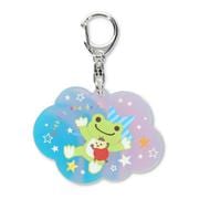 PK-037 [かえるのピクルス オーロラアクリルキーホルダー 雲]