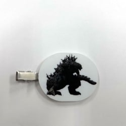 ゴジラシリーズ アクリル前髪クリップ ゴジラ（2023） [キャラクターグッズ]