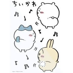 キャラクターグッズ ちいかわ アイロンプリントシート A5サイズ（3）