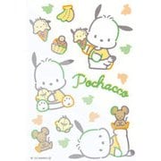 キャラクターグッズ サンリオキャラクターズ ポチャッコ アイロンプリントシート はがきサイズ(3)