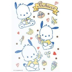 キャラクターグッズ サンリオキャラクターズ ポチャッコ アイロンプリントシート はがきサイズ（4）
