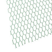33978 [ビニール亀甲網 #23×10mm×910mm×30m巻 巻売]