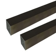 アルミ角パイプ 2m 1.5×30×30mm ブロンズ 2本組