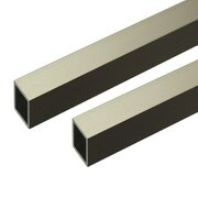 アルミ角パイプ 2m 2.0×75×75mm ステンカラー 2本組