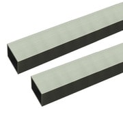 アルミ角パイプ 2m 2.0×25×50mm シルバー 2本組