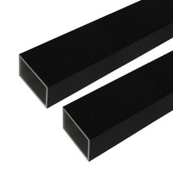アルミ角パイプ 2m 1.5×10×30mm ステンカラー 2本組
