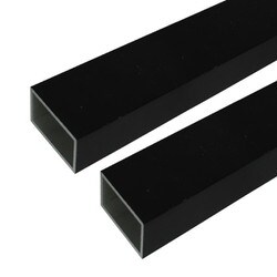 アルミ角パイプ 2m 1.5×15×30mm ステンカラー 2本組