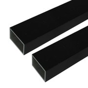 アルミ角パイプ 2m 2.0×25×50mm ステンカラー 2本組