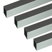 アルミ角パイプ 1m 2.0×40×40mm シルバー 4本組