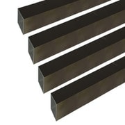 アルミ角パイプ 1m 2.0×40×40mm ブロンズ 4本組