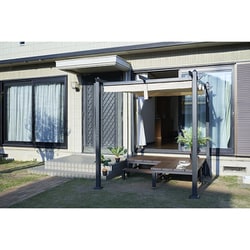 まーくん様新品箱不良　山善ガーデンマスターパーゴラシェードガゼボ YPG-230 パーゴラシェード ガゼボ 2×2m/2×3m YPG-220/YPG-230 山善