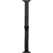 IQ-AW008B41-BK [Apple Watch 41/40/38mm スリム ステンレスベルト （008） ブラック]