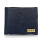 EDWIN ホワイトステッチ2 二つ折財布 NAVY 22269261