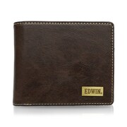 EDWIN ホワイトステッチ2 二つ折財布 D.BROWN 22269261